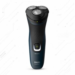 Philips S1121/45 Cordless Electric Shaver, 3D Pivot & Flex Heads, 27 Comfort Cut Blades, Up to 40 Min of Shaving