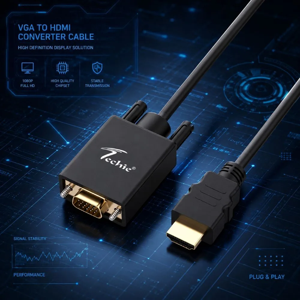 HDMI to VGA cable 1.5m 2 HDMI to VGA cable 1.5m - Image 2