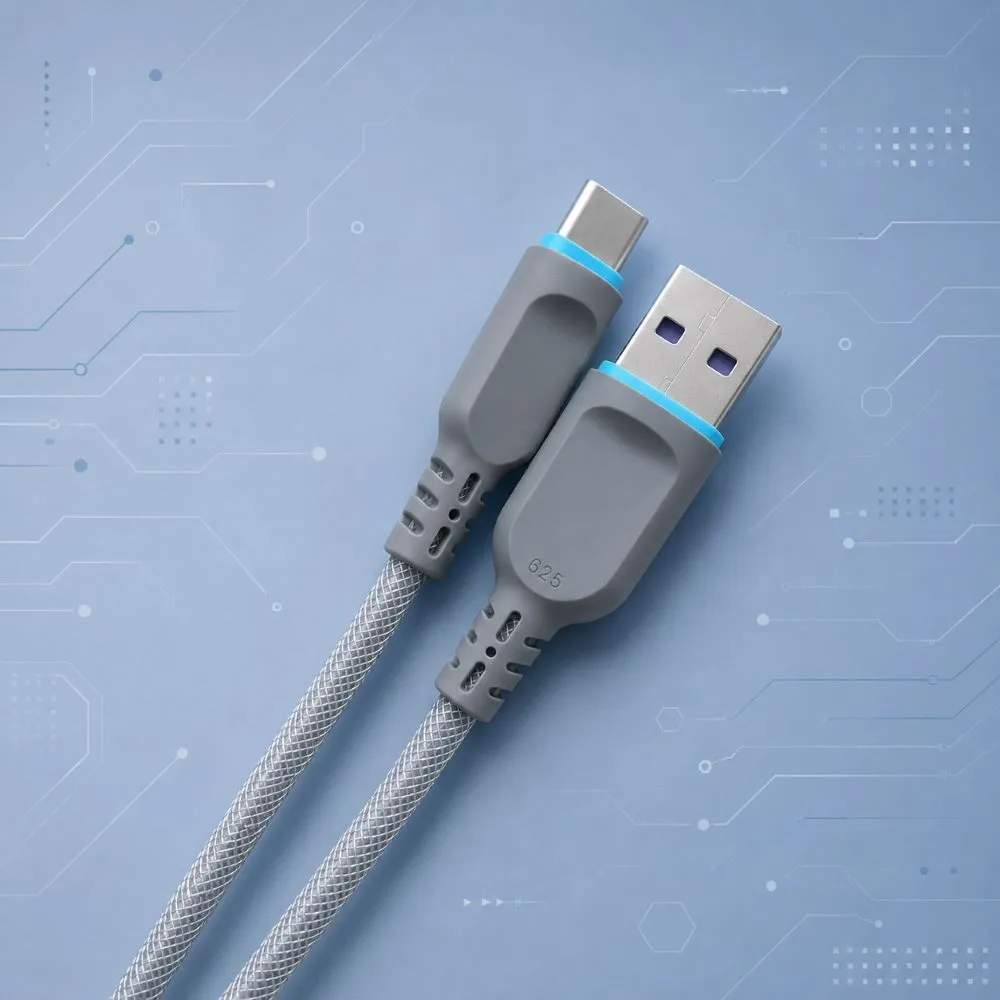 Stuffcool Tug USB-A to USB-C 65W Braided Cable 1 Stuffcool Tug USB-A to USB-C 65W Braided Cable