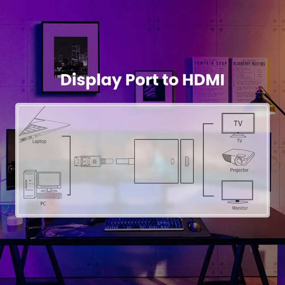 DisplayPort (DP) to HDMI 4K Converter 3 DisplayPort (DP) to HDMI 4K Converter - Image 3