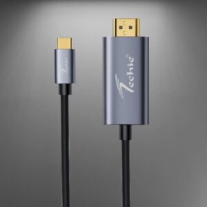Techie Type-C to HDMI Cable 4K@60Hz (1.5M)