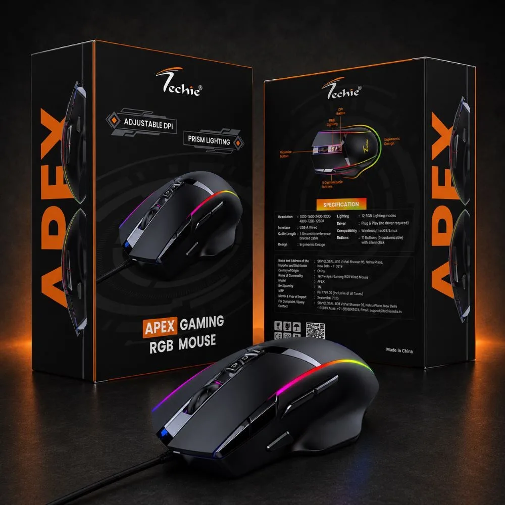 Apex Gaming RGB Wired Mouse 7 Apex Gaming RGB Wired Mouse - Image 7