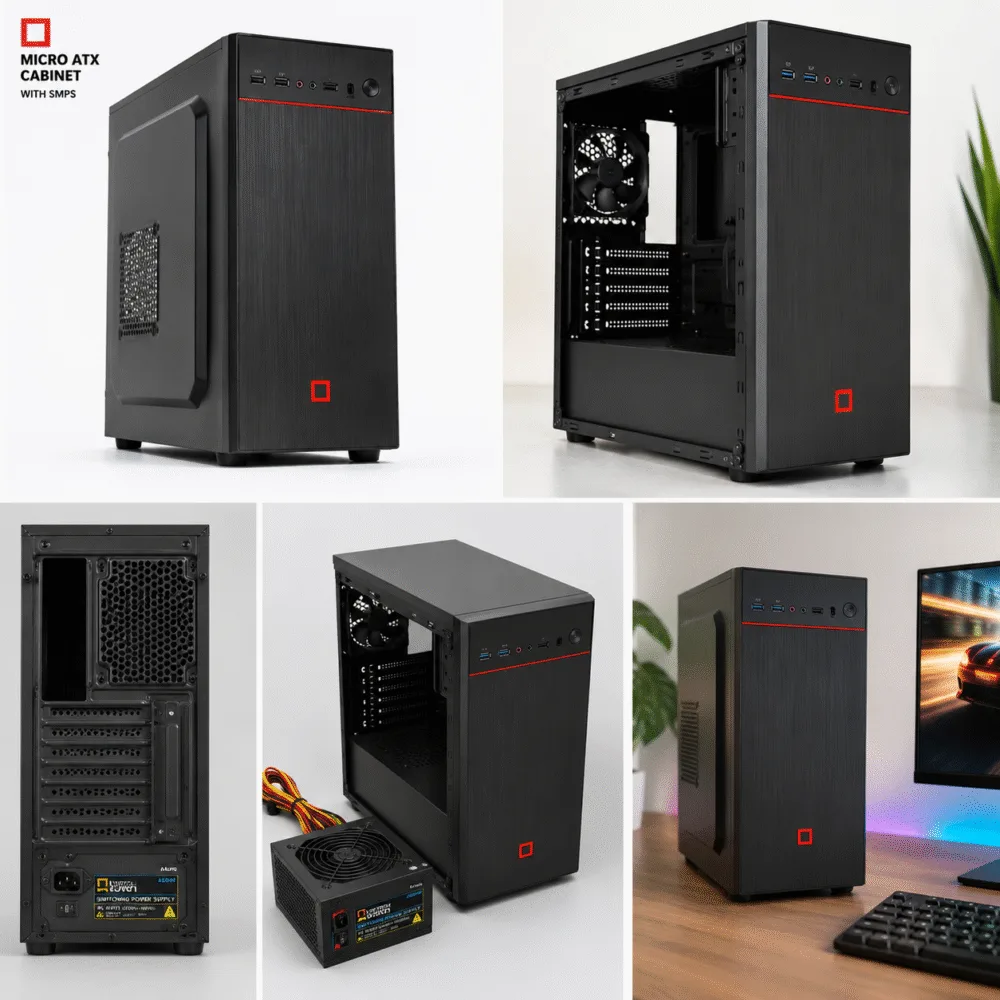 Micro ATX Cabinet with SMPS 4 Micro ATX Cabinet with SMPS - Image 4