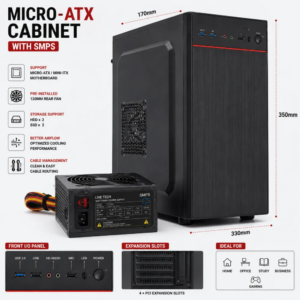 Micro ATX Cabinet with SMPS