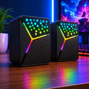 BEAT-X RGB Gaming Speakers With LED Light