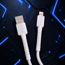 Portronics Konnect X 1M USB to 8 Pin Cable with 3.0A Fast Charging & Data Sync