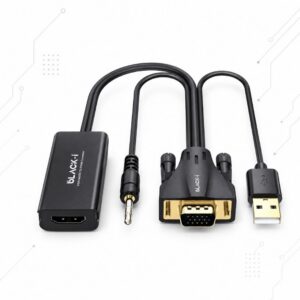 BLACK-i VGA + Audio to HDMI Converter