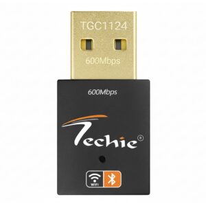 Techie 600Mbps Dual Band WiFi + Bluetooth USB Adapter