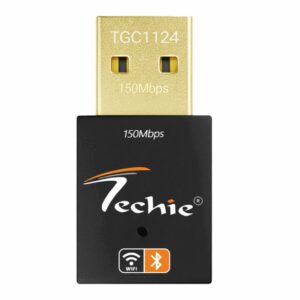 Techie 150Mbps Wireless USB WiFi + Bluetooth Adapter