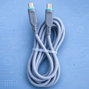 Stuffcool Tug Type-C to Type-C 100W 5A E-Marked PET Braided Fast Charging Cable