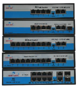 Evertech ET-P4F2F 4 Port PoE Switch for IP Camera (80W, 2 Fast Ethernet Uplink, 2 Years Warranty)